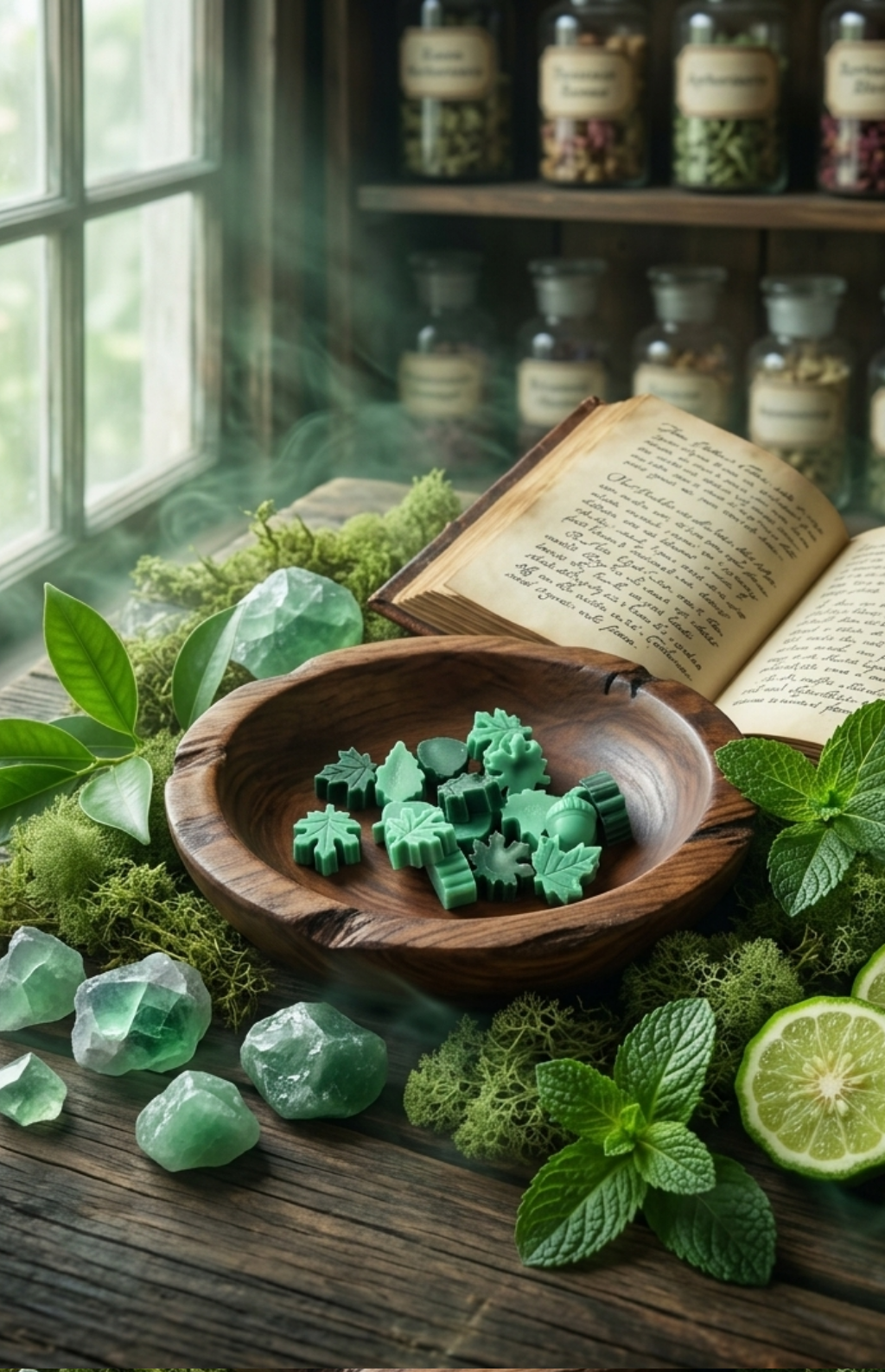 Feuilles d’Ether Vert – Fondant parfumé 50 g