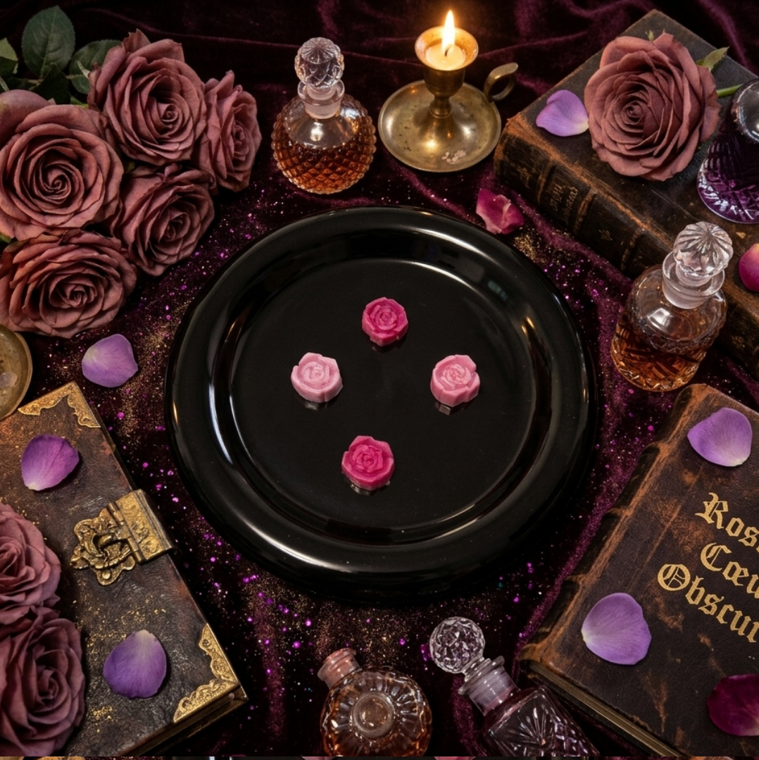 Rose de cœur obscure - Fondant parfumé 50g