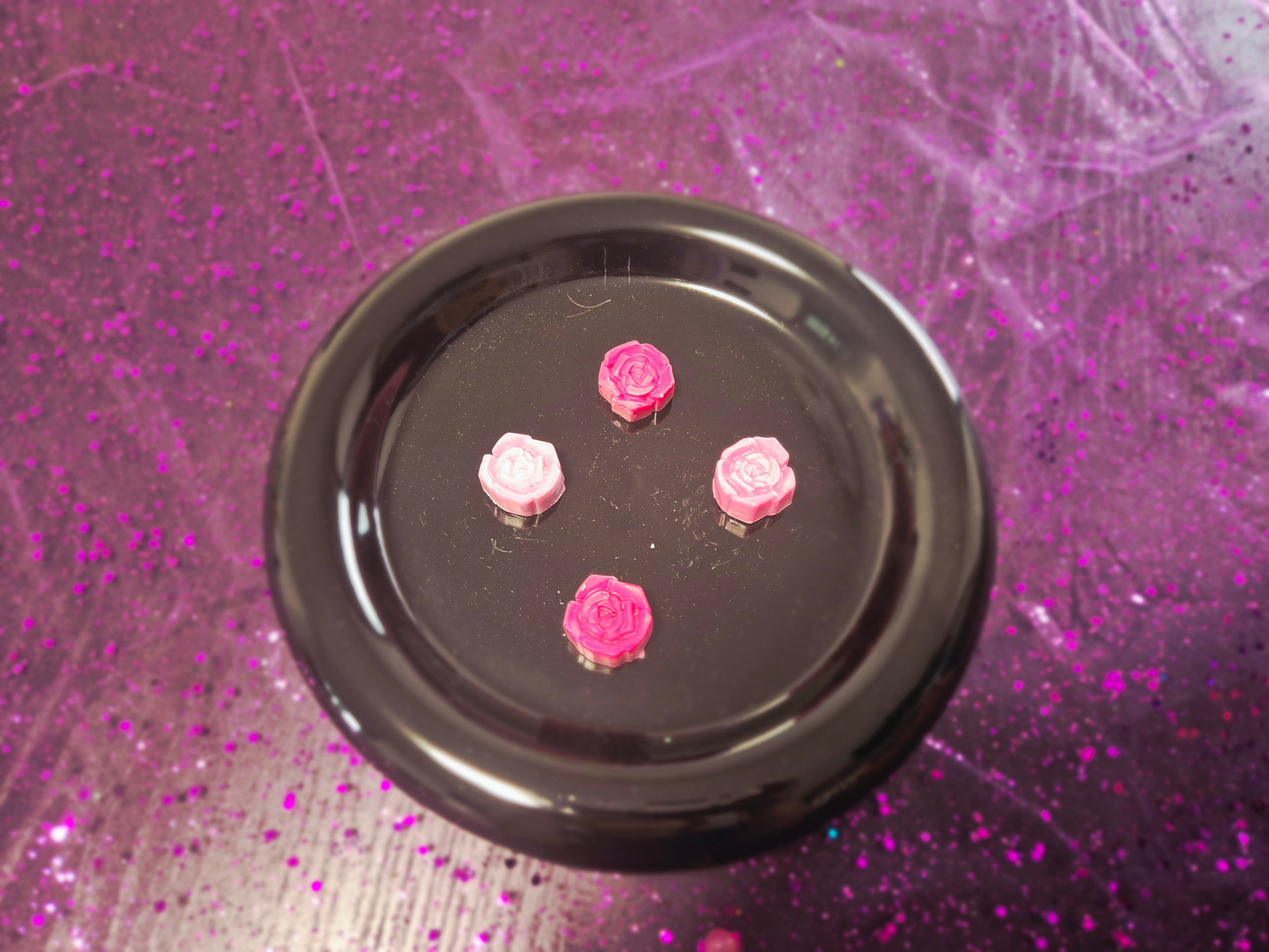 Rose de cœur obscure - Fondant parfumé 50g