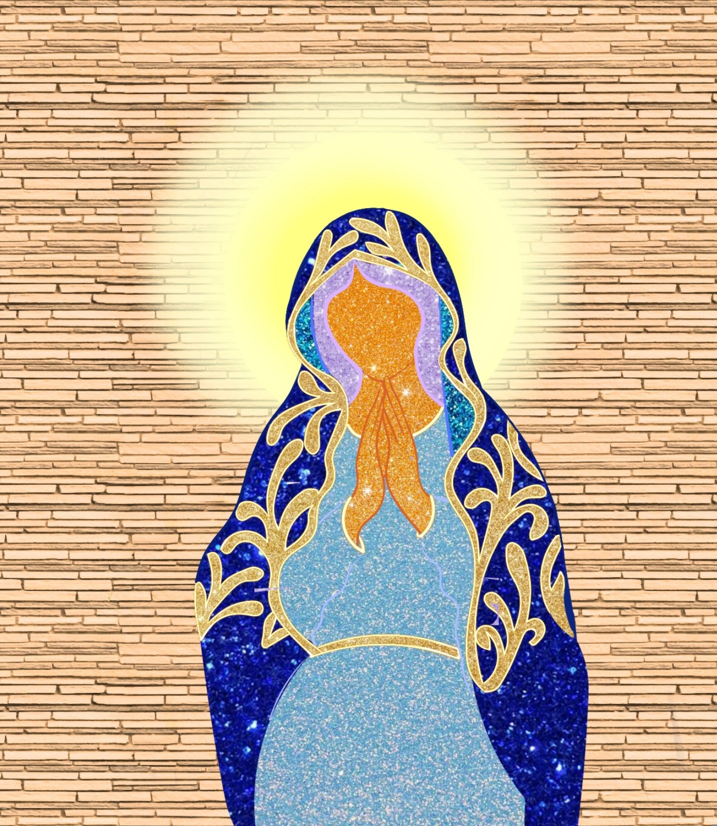 Sainte Dalia — Bougie sculptée