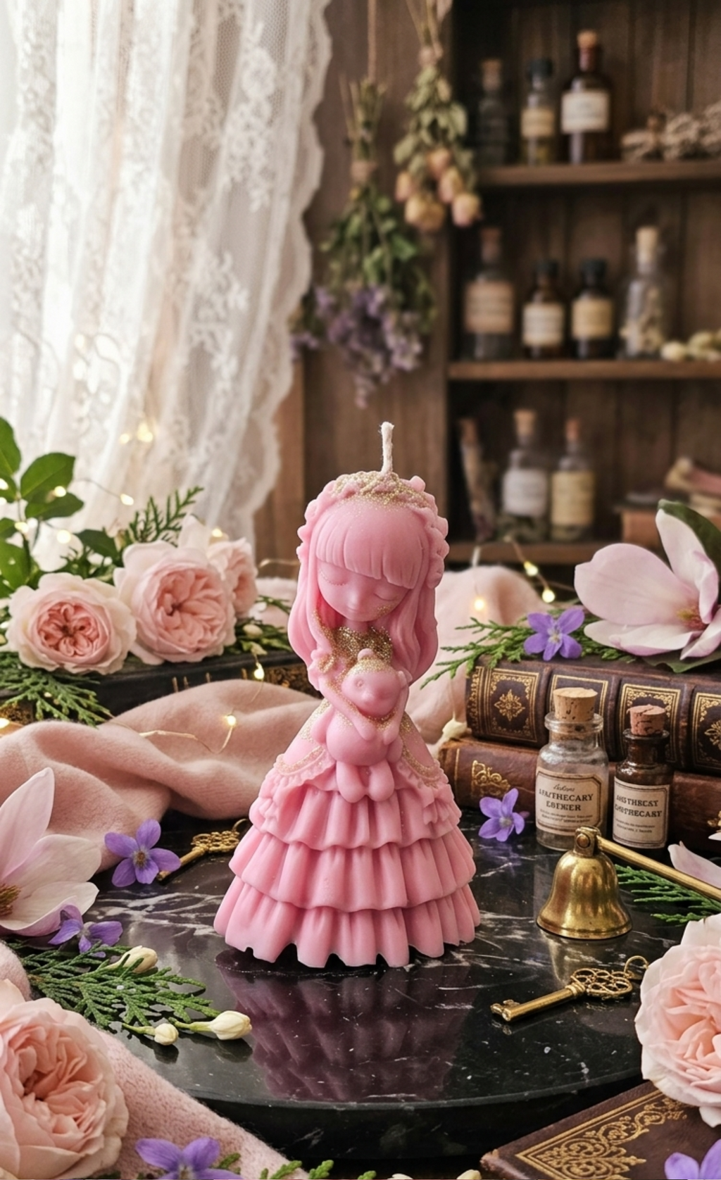 Mini Dalia - Bougie personnage