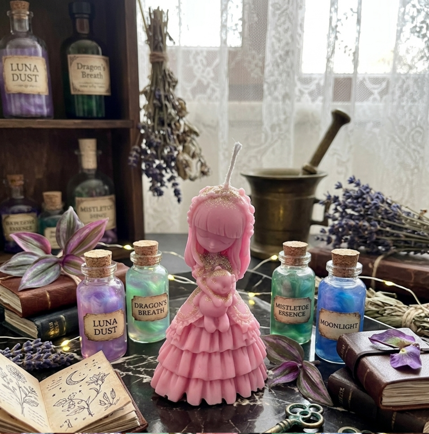Mini Dalia - Bougie personnage